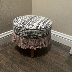 Footstool Pair 1 Of them w/loose Tassels 