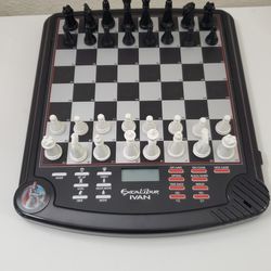 Excalibur Ivan the Terrible Electronic Chess Board "Talks" Complete RARE