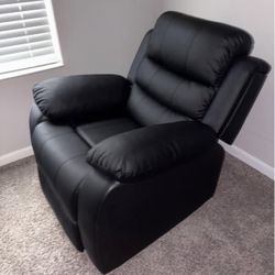 Black recliner 
