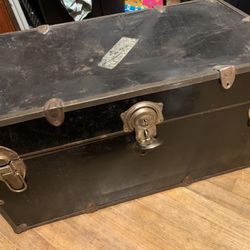 Old Metal Trunk