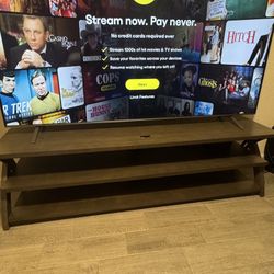 Dark Wood TV Stand