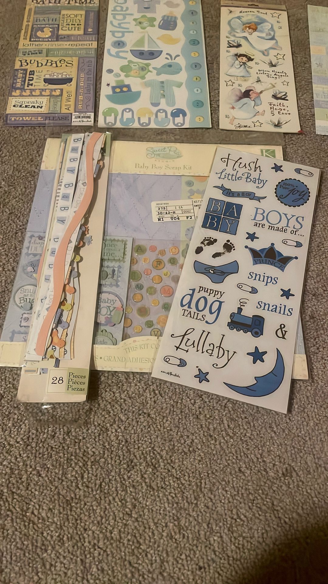 Baby Boy Scrapbook Bundle 