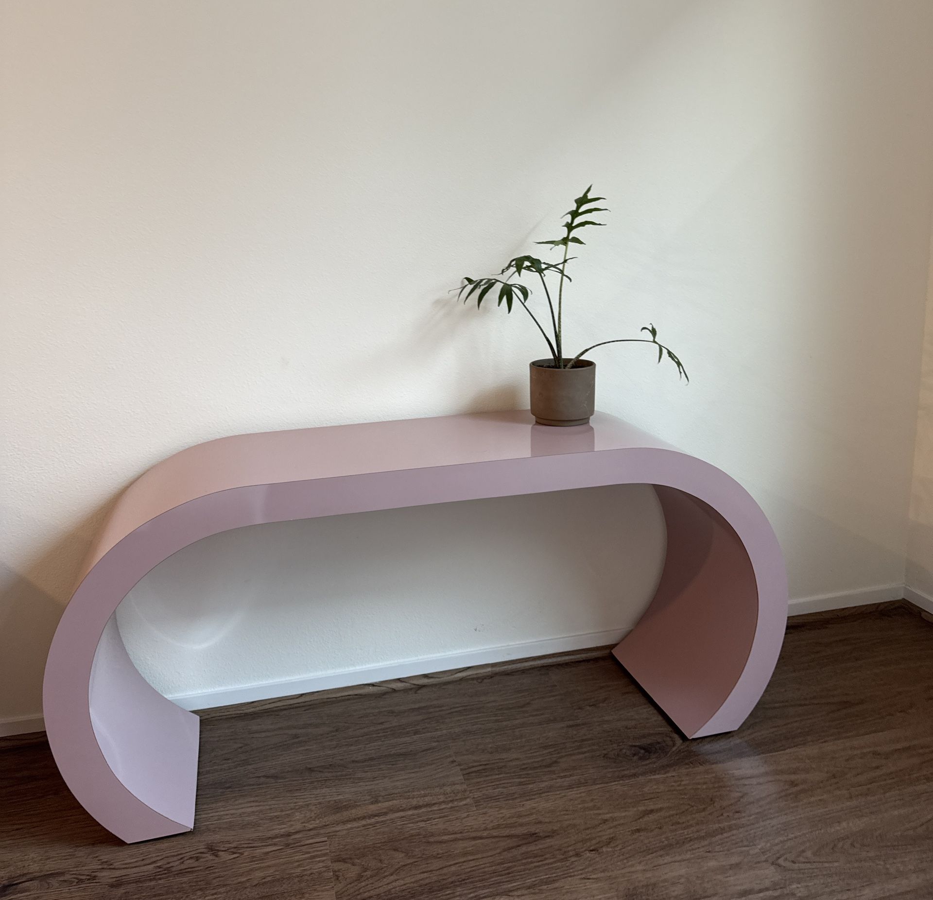 Vintage 1980s Post modern Console Table