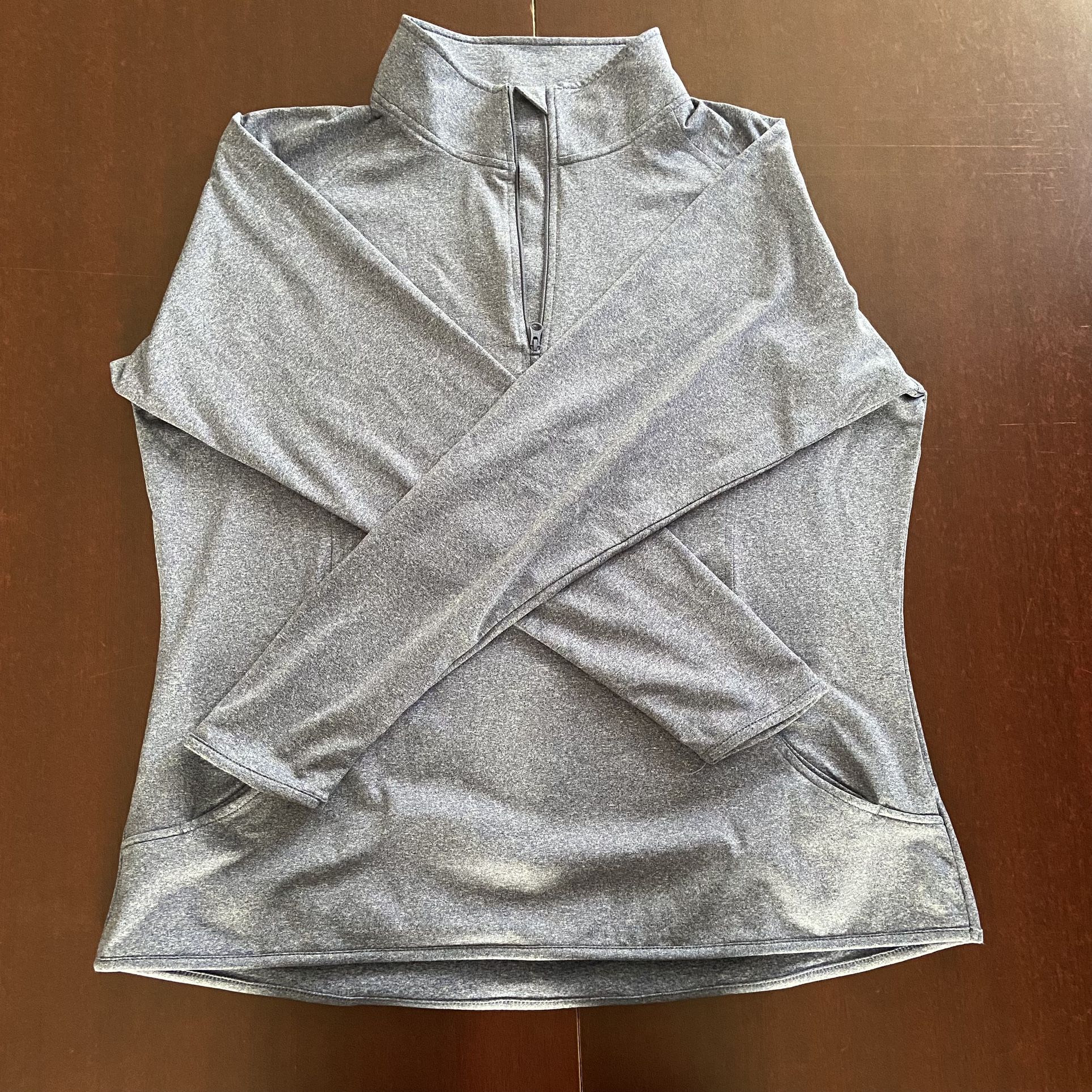 Sport-Tek Denim Blue Crewneck Jacket sz XL