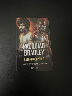 Pacquiao vs Bradley (1) Hotel Key Card