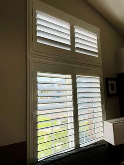 Window Shutters, Sliding Door Shutters, French Door Shutters, Closet Shutters. Persianas de Madera. Servicing All Southern California. 951-573-2560