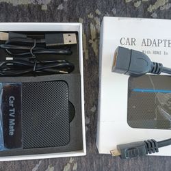 HDMI TV/Carmate Car Adapter 