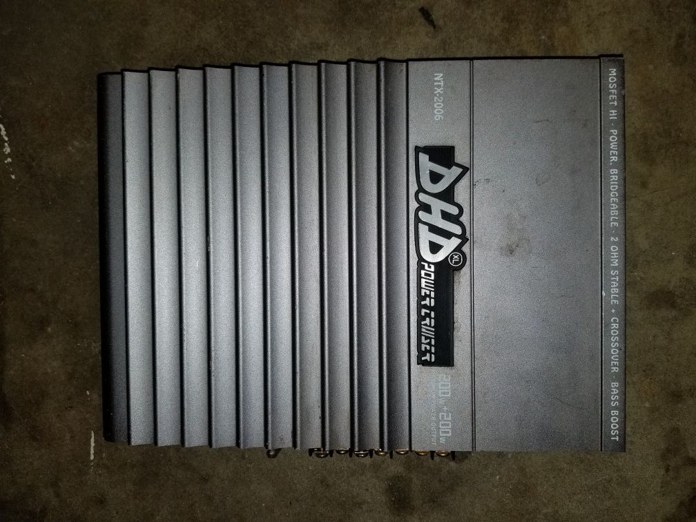 DHD NTX-2006 Power Cruiser Class A 2-Channel Car Amplifier
