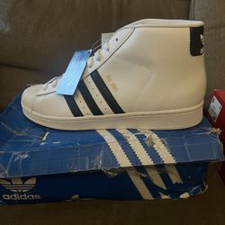 Adidas High Top Shell Toes Size 11 Mens
