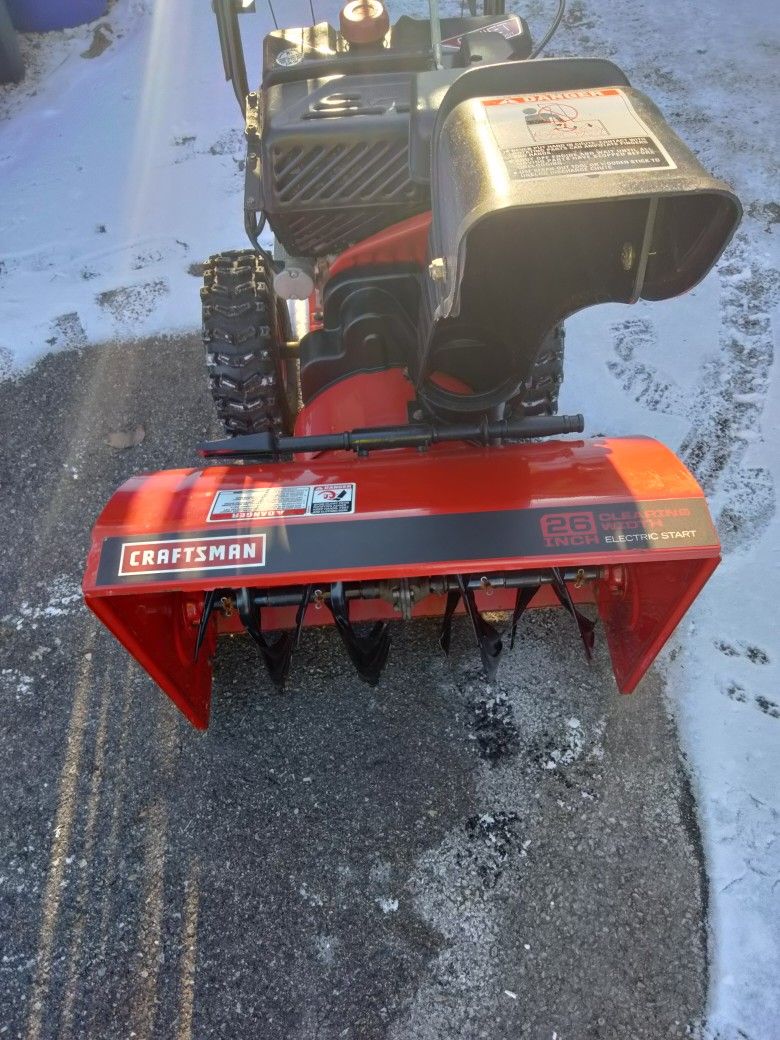 Craftsman 26" Snowblower for Sale in Pawtucket, RI OfferUp