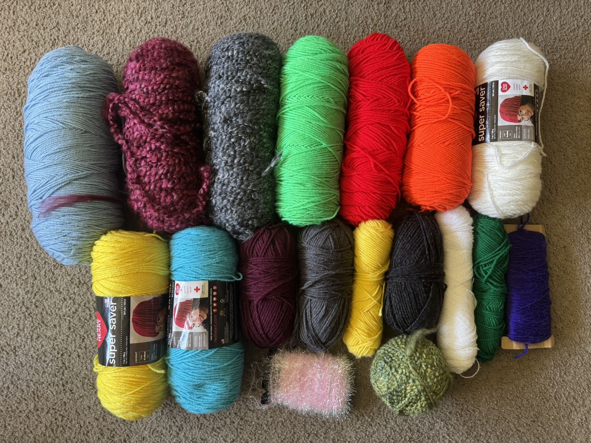 Huge Yarn Lot – Only $25! 🧶