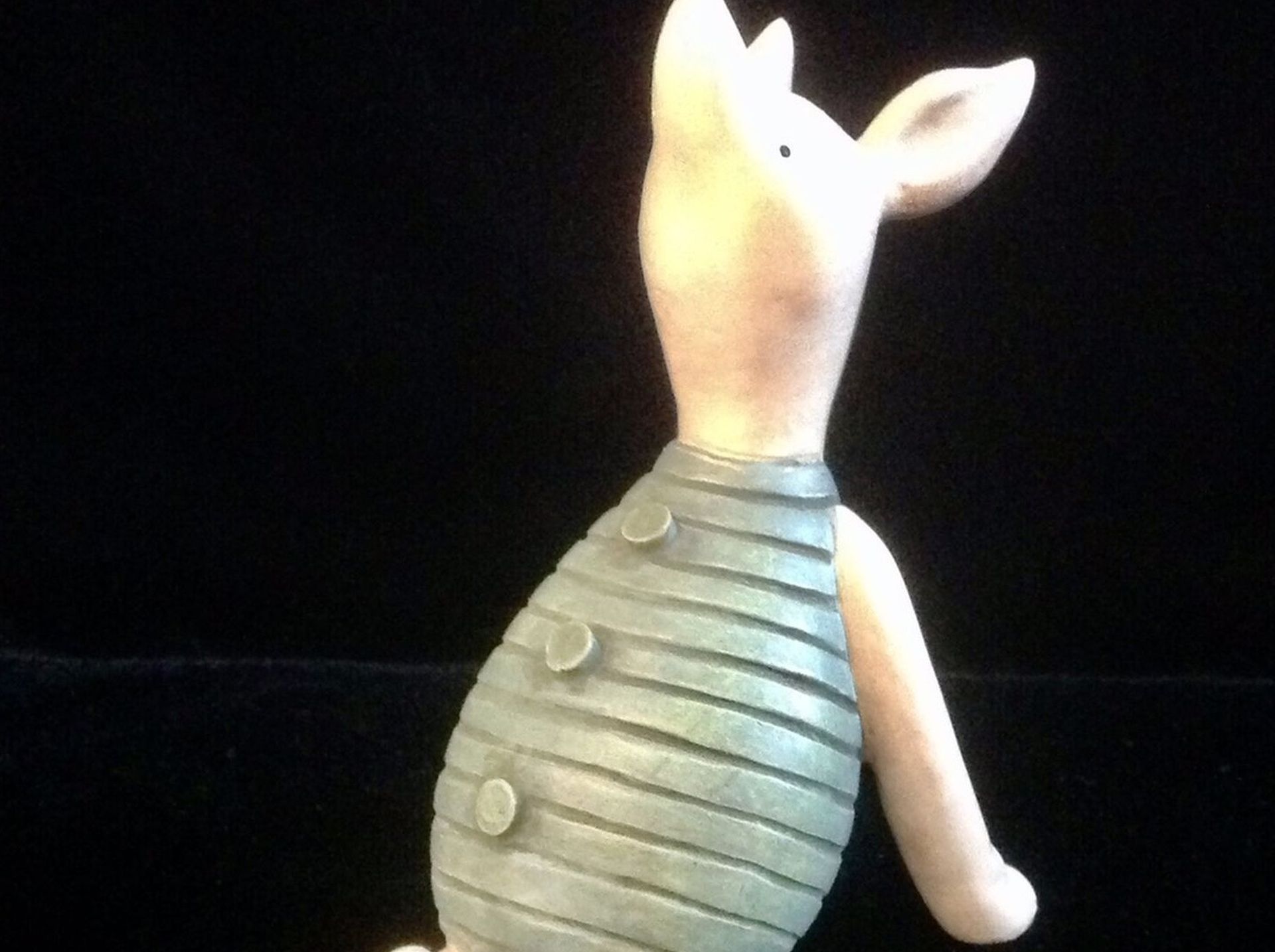 Disney Classic Charpente Piglet Winnie The Pooh Resin Figure Figurine (66612)