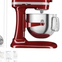 Never Used!! Unopened!! Still In Box!! KitchenAid Artisan Series 5 Quart Tilt-Head Stand Mixer - Empire Red