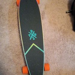 DUSTERS Moto Fades 37" - Pink/Orange/Teal - Longboards