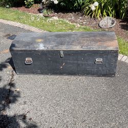 Matte Black Coffin Casket Box Storage