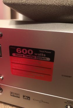 Onkyo 600 watt home theater stereo system