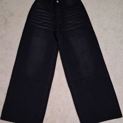 Black Wide Leg Jeans