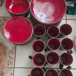 Tantric Plates. Bowls, Cups Total 43 pieces, Total $200