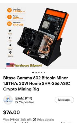 Bitaxe Gamma 602 Bitcoin ASIC Miner