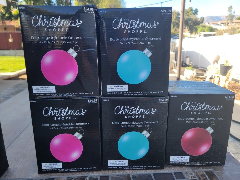 Huge Inflatable Christmas Ornaments From Hobby Lobby