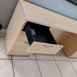 Office desk and shelve