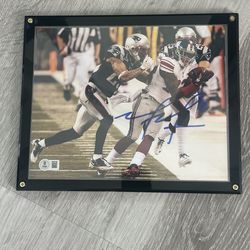 MARIO MANNINGHAM Signed 8x11 Photo BGS Certified Autograph New York Giants Auto