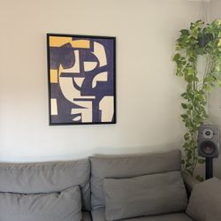 Floating Framed “Silent Man” Art