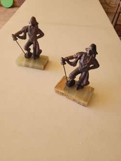 2- metal vikings & swords