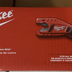 New Milwaukee M12 12V Lithium-Ion Cordless Copper Tubing Cutter (Tool-Only)