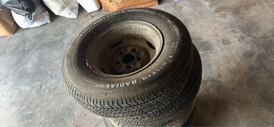 Mustangs 1964.5 original Rims with P185/60R13 Steel Belted Radial Tires