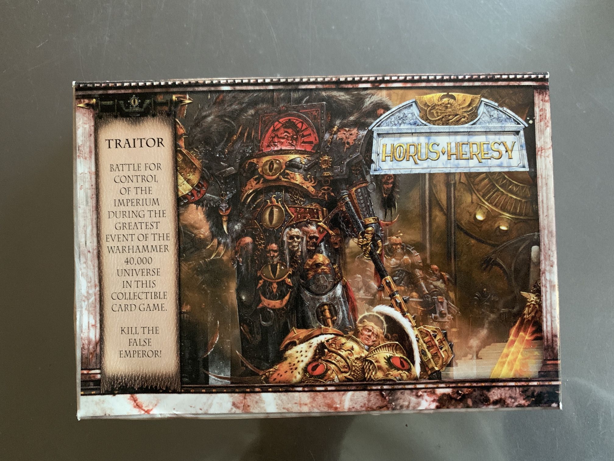 Sabertooth Game Horus Heresy CCG OOP Traitor's Card Game stg#5012-1 - Like New - Very rare