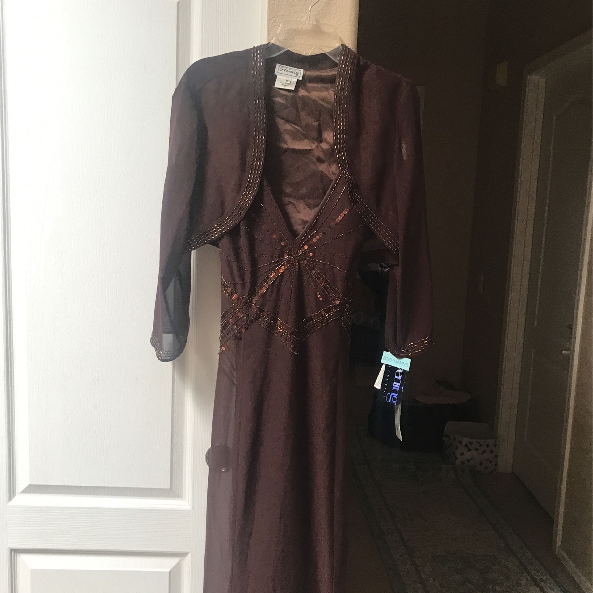 Long Brown Dress