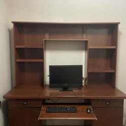 Desk For Office Cherry Wood