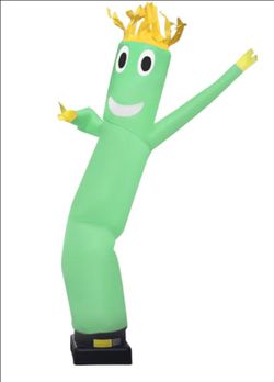10ft Green Wacky Waving Inflatable Tube Guy Without Blower