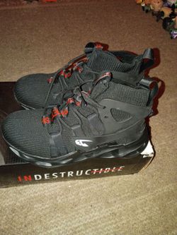 Indestructible High-Top Work Sneakers/Boots...Size 8
