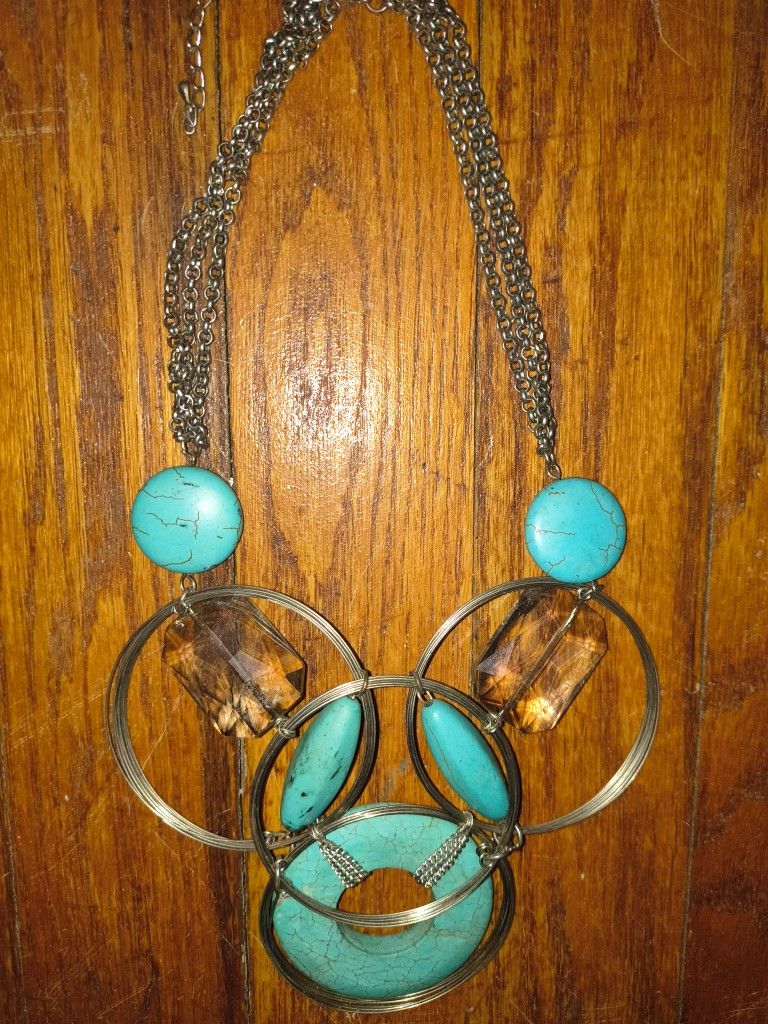 Jewelry BIG/HEAVY Necklace_Bracelet-Ring_Pouch w/Ring = $30 EACH