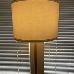 LAUTERS Floor lamp, ash/white