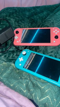 Nintendo switch lite ( blue n pink)