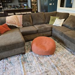 Bean Bag Chair and Foot Rest