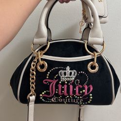 Juicy Couture Exclusive New Blk/Pink Bling $75.00