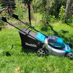 Makita 36V Lawn Mower + Trimmer + Leaf Blower