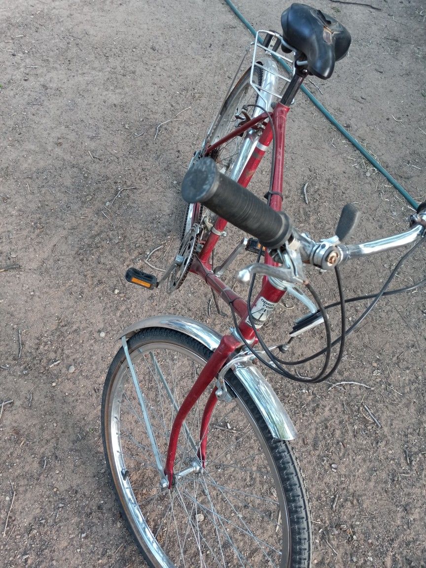 Bike A T 26INCH 12SPEED NEW TUBES NEW TIRES WORK PERFECT ROAD BIKE