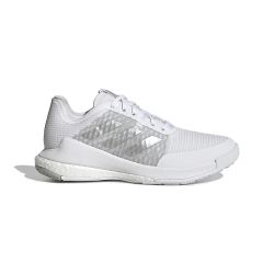 New Adidas Crazyflight Volleyball White Silver Grey Shoes IG3970 Women`s Sz 10