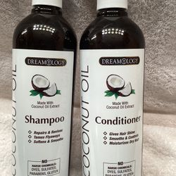 Dreamology Shampoo & Conditioner With Coconut Oil 32oz Each 