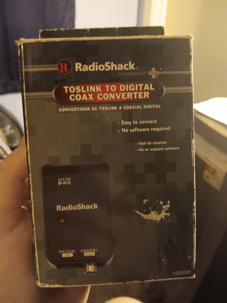 Toslink To Digital Coax Converter