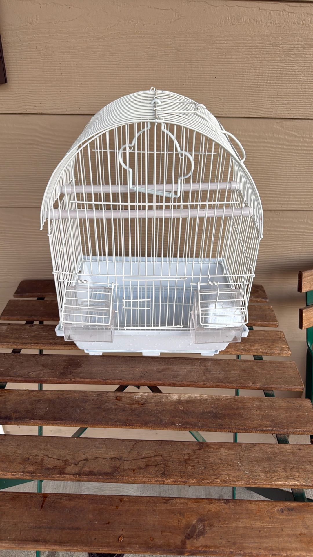 Small White Bird Cage