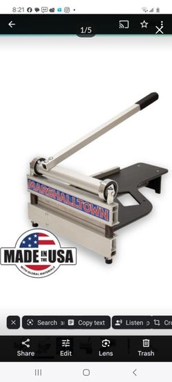 Marshalltown Laminate And Vinyl Planks  13 inch blade 115.00