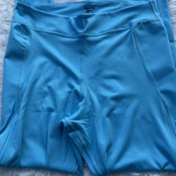 New Reebok Women's Blue Training Leggings Size 1X