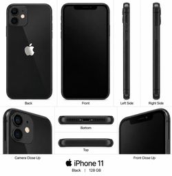 Apple iPhone 11 Black 128GB