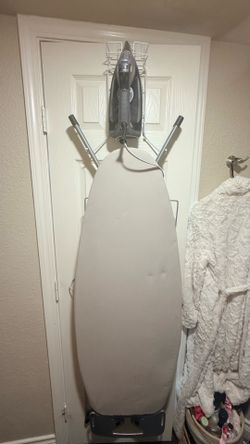 Iron with ironing board